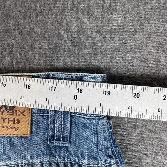 Vintage 96 North Jean Shorts Mens 38 Blue Denim Baggy Wide Leg Surf Skate NWT